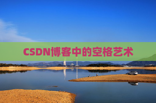 CSDN博客中的空格艺术